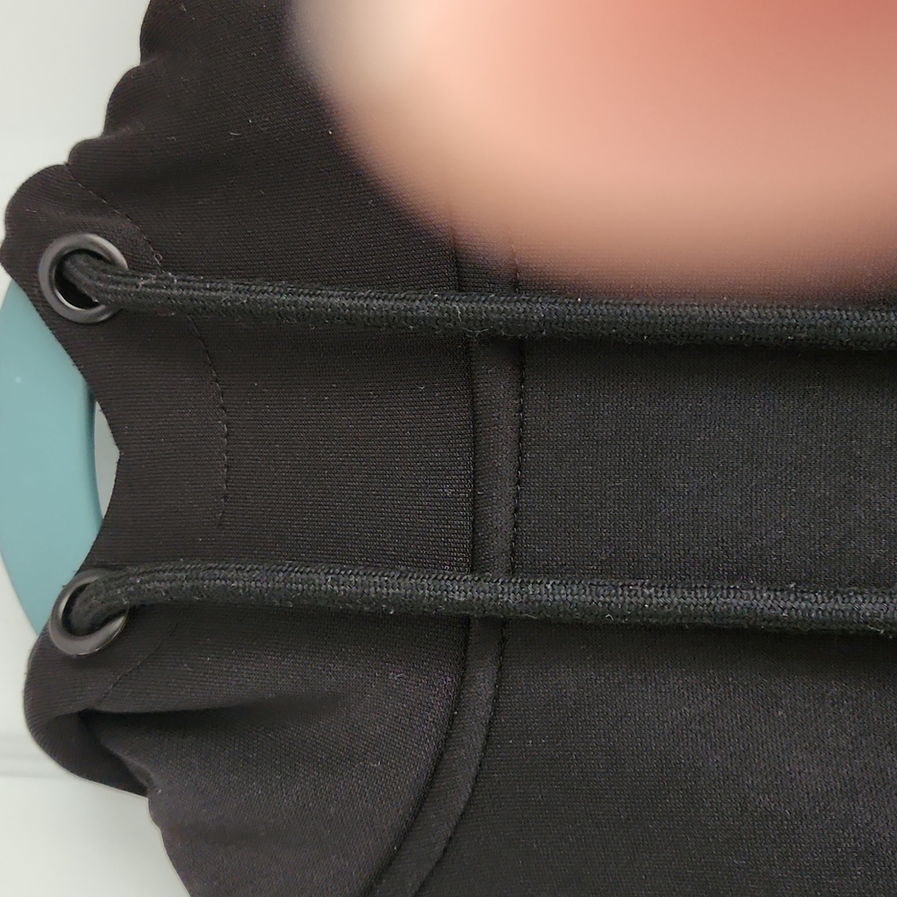 Spider Active ProW=B Pullover W Hood, Large, BLK, Rubber Blk & Red Spider Logo - Picture 5 of 11